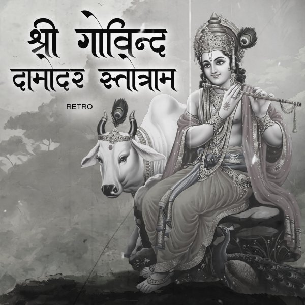 Shri Govind Damodar Stotram-Retro